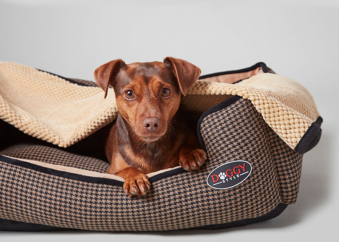 BLANKET | HOUNDSTOOTH TAN