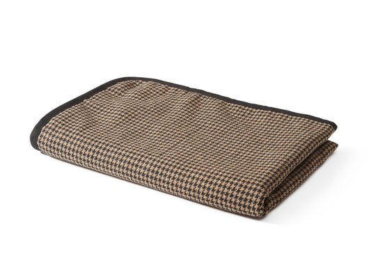 BLANKET | HOUNDSTOOTH TAN